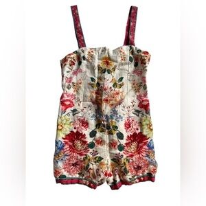 Ranna Gill Floral Multicolor Romper